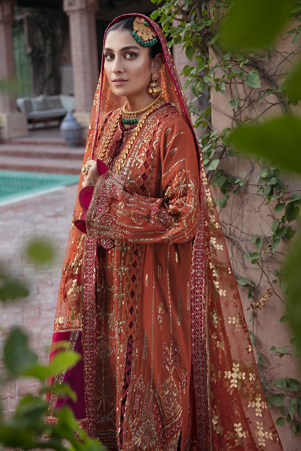 DAR E JAAN | Afrozeh Hayat Wedding Formals Collection 2021 | Unstitched Embroidered Chiffon Suits