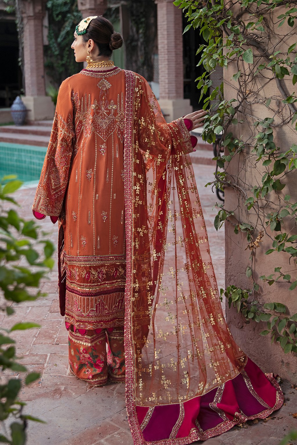 DAR E JAAN | Afrozeh Hayat Wedding Formals Collection 2021 | Unstitched Embroidered Chiffon Suits