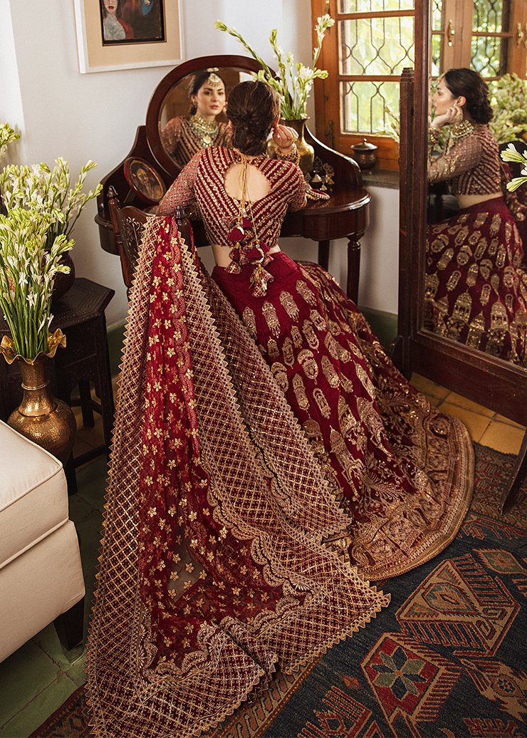 KHASTEHGARI | Afrozeh Shehnai Wedding Formals 2021 | Unstitched Embroidered Suit