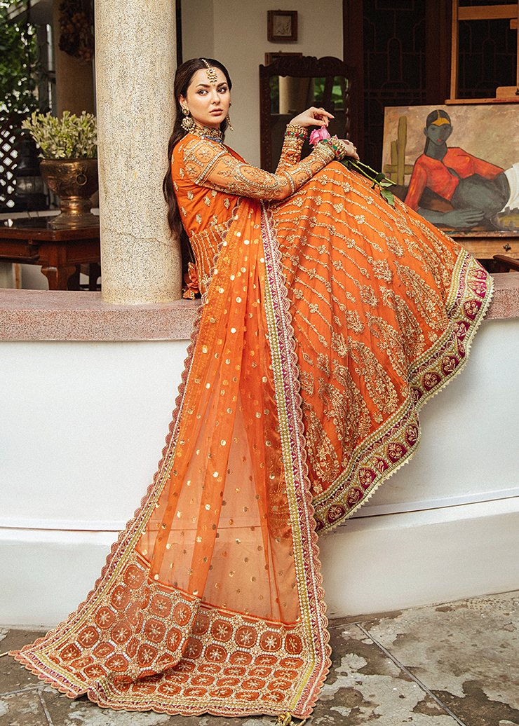 AATISHRAH | Afrozeh Shehnai Wedding Formals 2021 | Unstitched Embroidered Suit