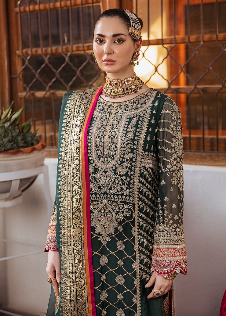 RAATKUMARI | Afrozeh Shehnai Wedding Formals 2021 | Unstitched Embroidered Suit