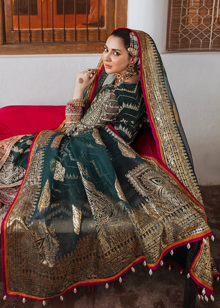 RAATKUMARI | Afrozeh Shehnai Wedding Formals 2021 | Unstitched Embroidered Suit