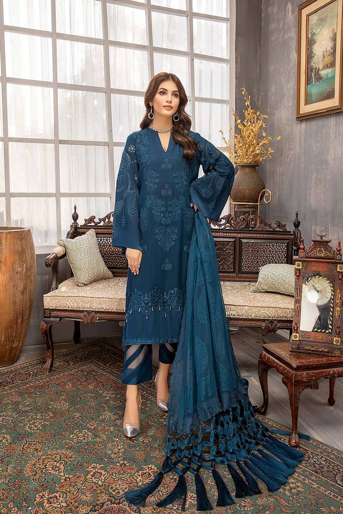 CKR-002 | Charizma Viscose Karandi Collection Winter Volume 1 2021-2022 | Unstitched Embroidered Viscose Karandi Suits
