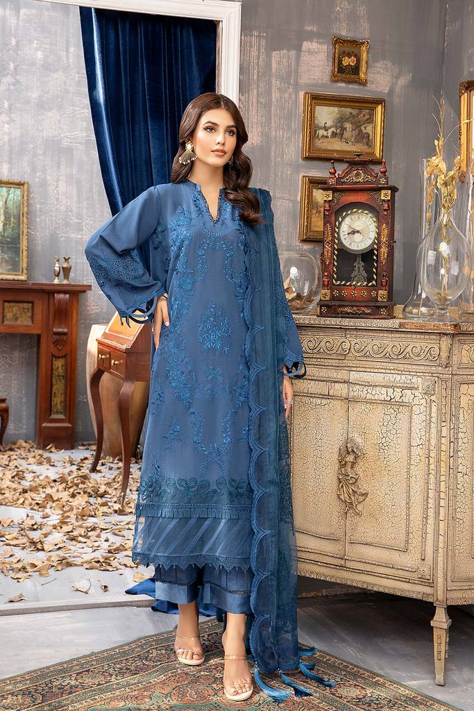 CKR-007 | Charizma Viscose Karandi Collection Winter Volume 1 2021-2022 | Unstitched Embroidered Viscose Karandi Suits