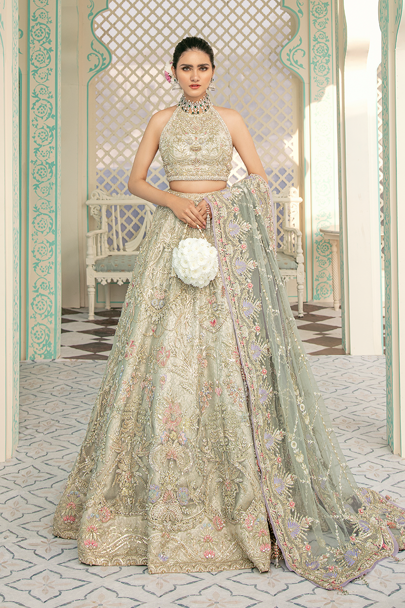 NILE MIST | Suffuse Aab-e-Zar Luxury Wedding Collection 2020 | Unsttiched Embroidered Embelished Bridal Suits