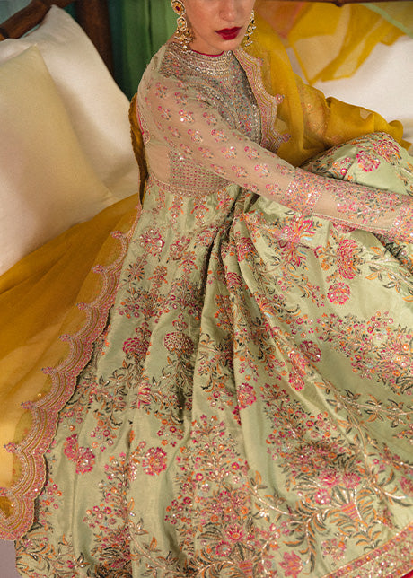 Isil | Hussain Rehar Khawab Ghar Eid Luxury Pret RTW Collection 2022 | Stitched Organza Silk Suit