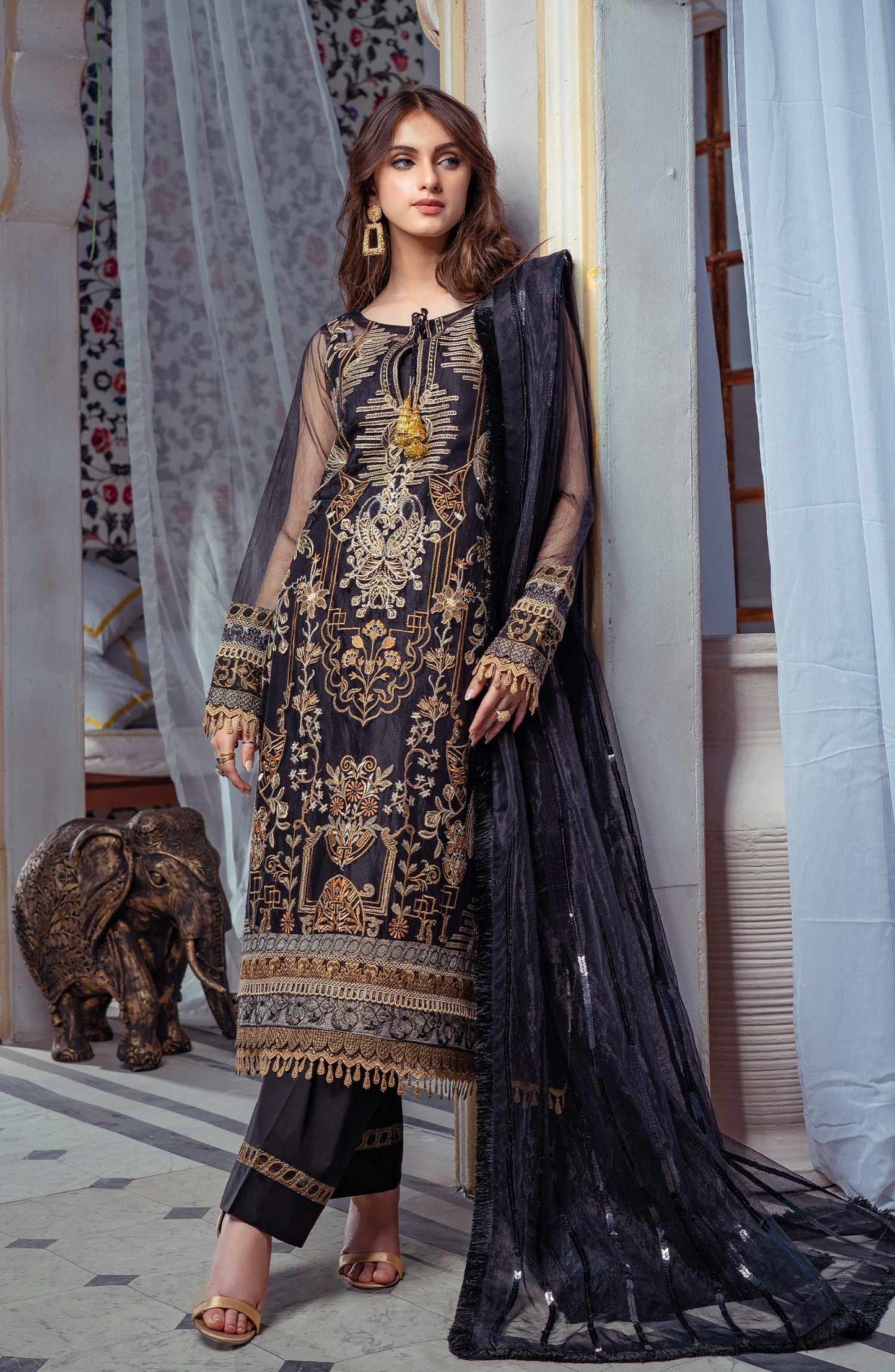 After Midnight - (MLRD - 068) | Maryum N Maria Luxury Pret Eid Edit 2022 | Stitched Ready to Wear Suits