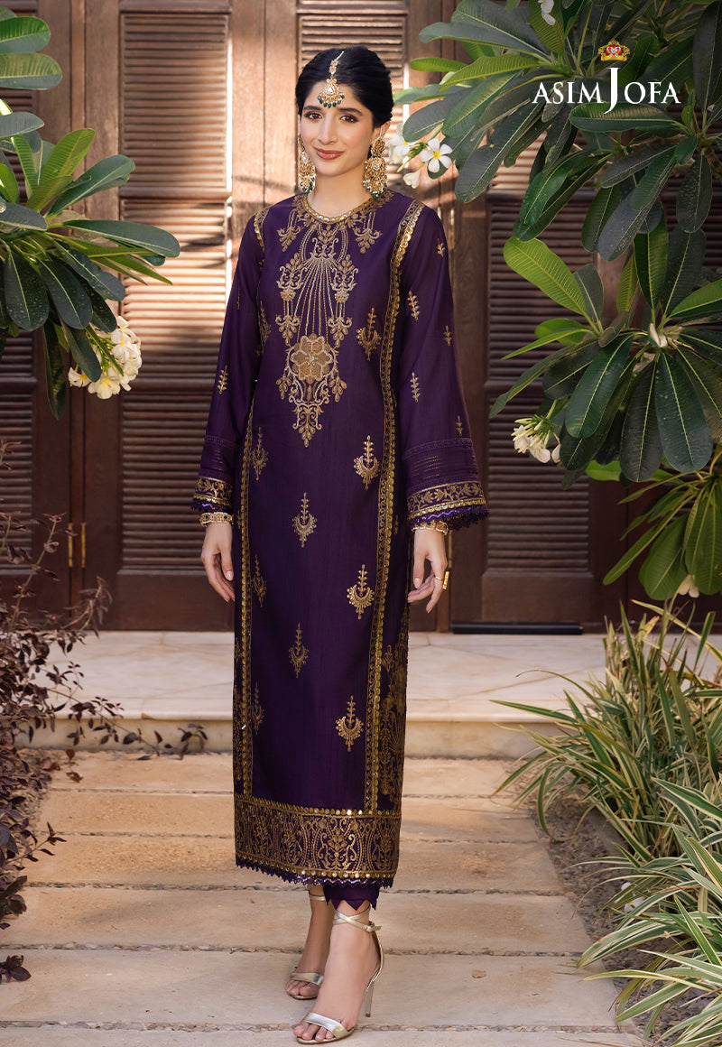 AJZS-13 | Asim Jofa Zari Sitara Luxury Eid Festive Collection 2023 | Unstitched Embrodried Suits