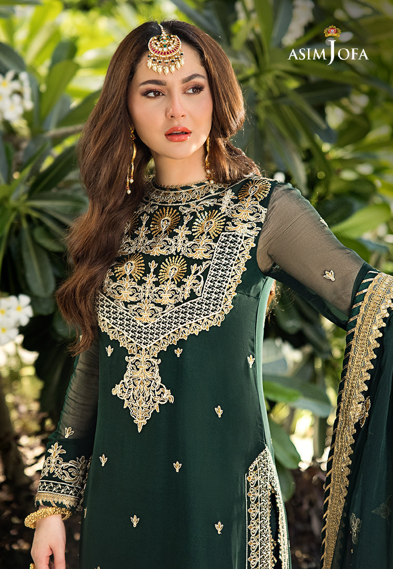 AJZS-04 | Asim Jofa Zari Sitara Luxury Eid Festive Collection 2023 | Unstitched Embrodried Suits