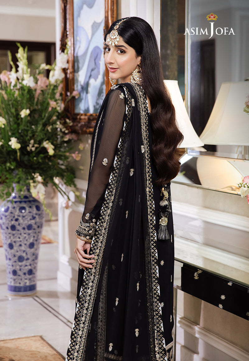 AJZS-14 | Asim Jofa Zari Sitara Luxury Eid Festive Collection 2023 | Unstitched Embrodried Suits