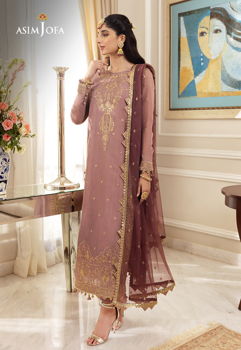 AJZS-20 | Asim Jofa Zari Sitara Luxury Eid Festive Collection 2023 | Unstitched Embrodried Suits