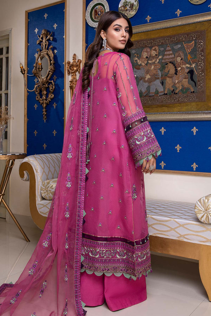 CHM-04 | Charizma Chimmer Chiffon Collection 2022 Vol 1 | Unstitched Embroidered Chiffon Suits