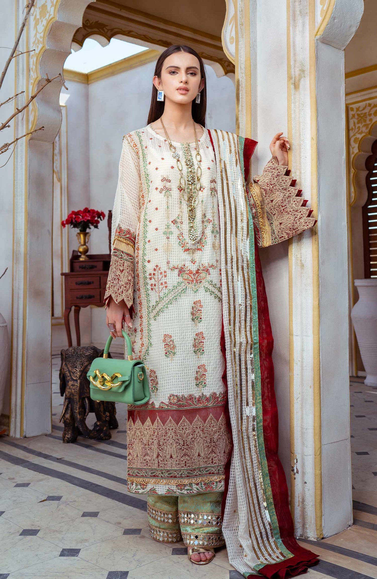 Ethnic - (MLRD - 060) | Maryum N Maria Luxury Pret Eid Edit 2022 | Stitched Ready to Wear Suits