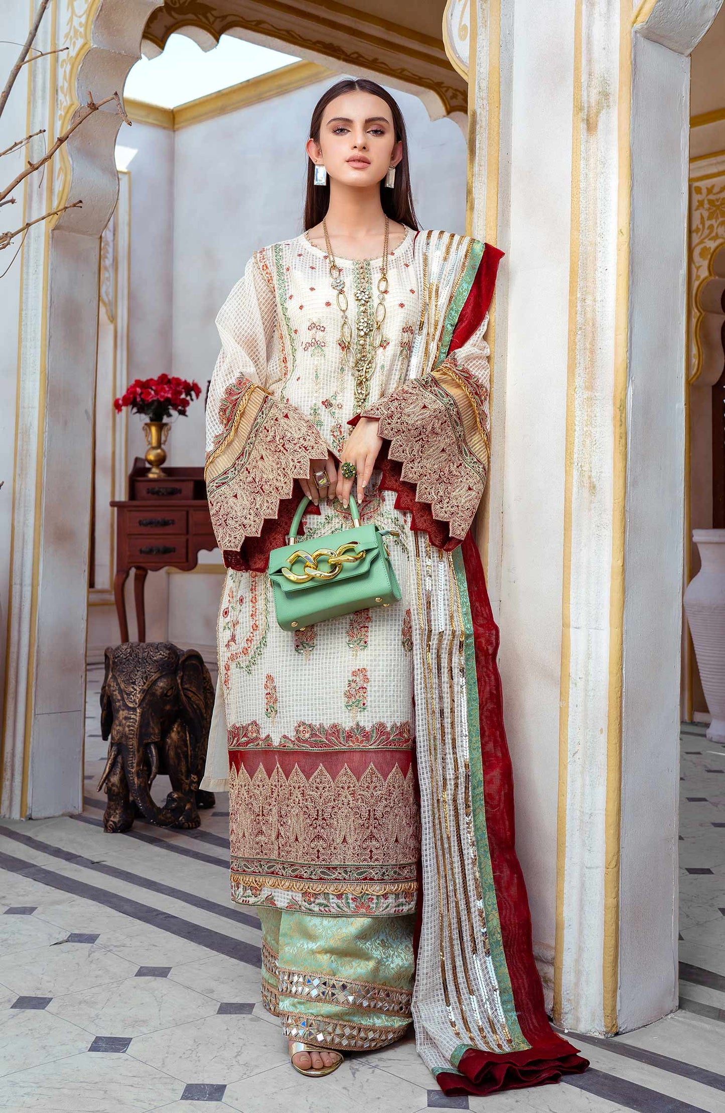 Ethnic - (MLRD - 060) | Maryum N Maria Luxury Pret Eid Edit 2022 | Stitched Ready to Wear Suits