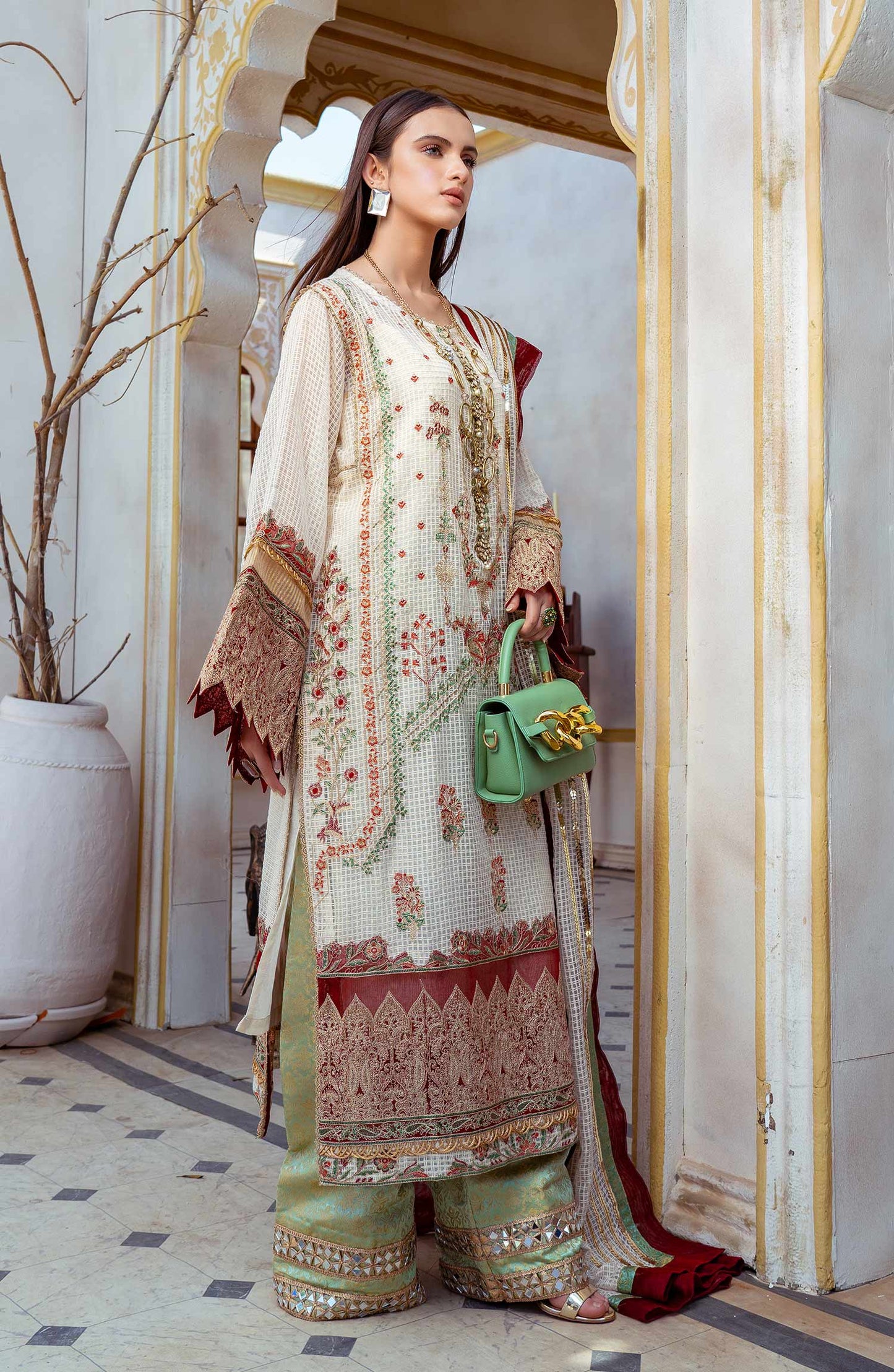 Ethnic - (MLRD - 060) | Maryum N Maria Luxury Pret Eid Edit 2022 | Stitched Ready to Wear Suits