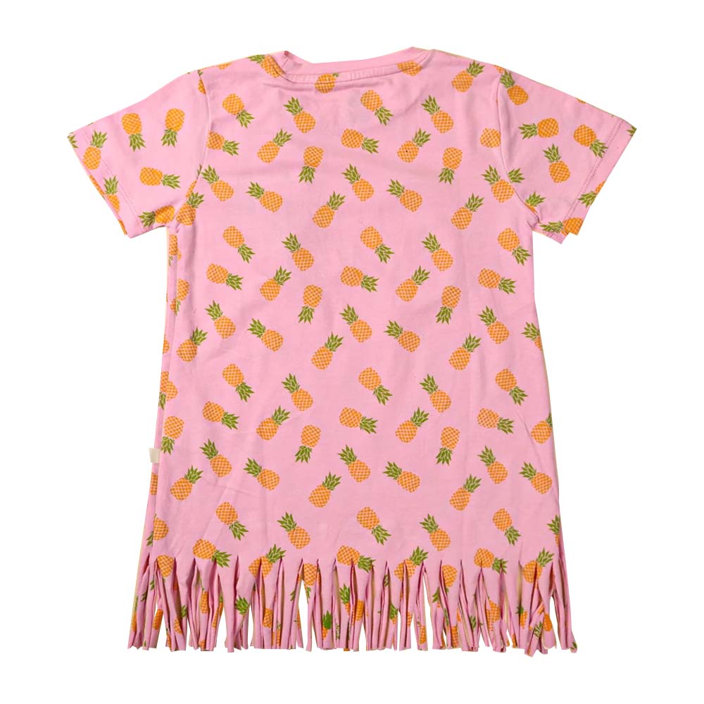 Infants Aloha T-Shirt For Girls - Pink | Bachaa Party Baby Clothes Girls Tops & T-Shirts