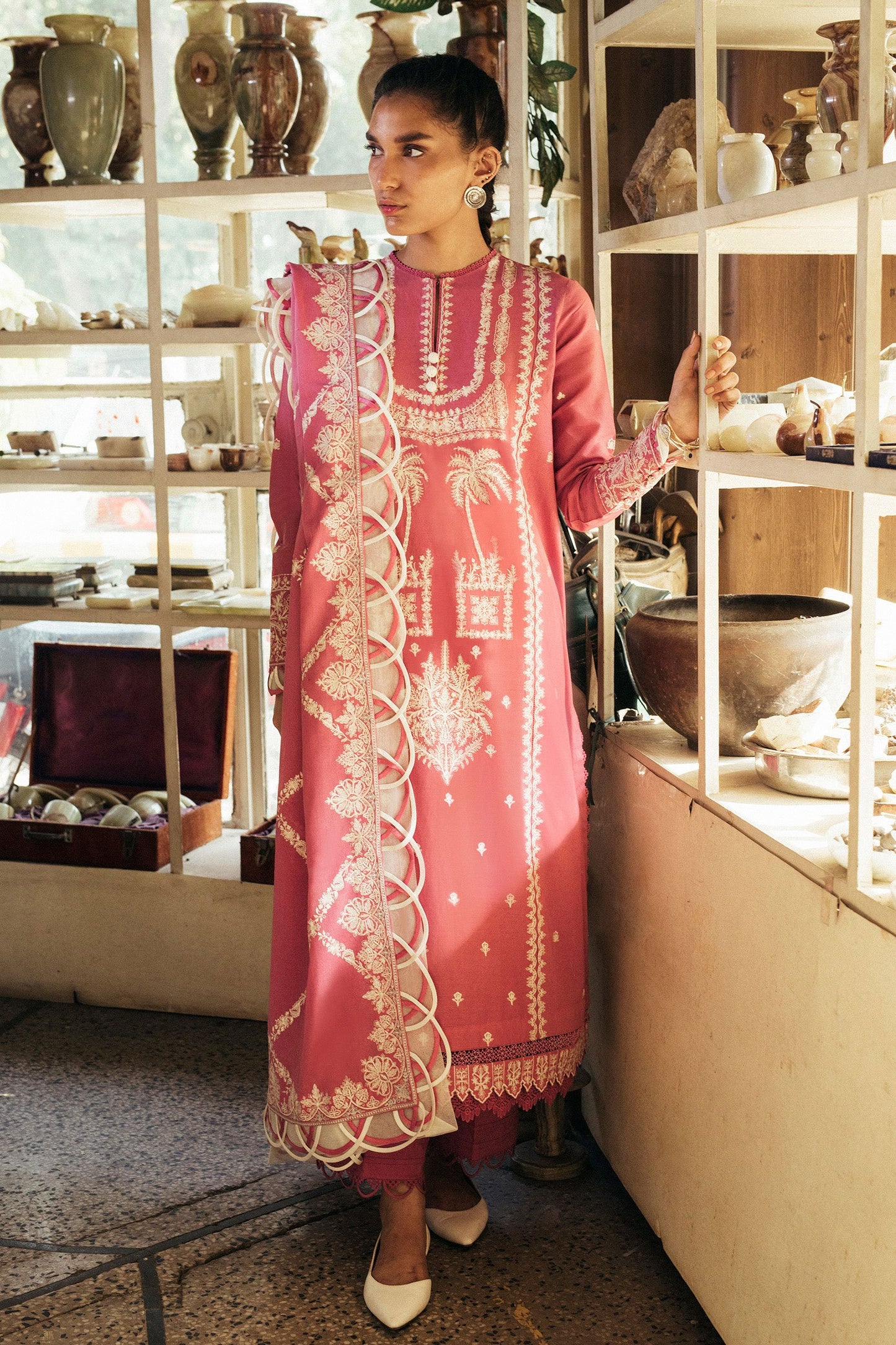 MANIJEH (ZW21-02) | Zaha Hamrahi Winter Collection 2021 | Unstitched Embroidered Khaddar Suits