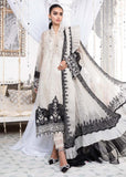 EL-22-05-Off White and Black | Maria.B. Lawn Eid Collection 2022 | Unstitched Embroidered Lawn Suit