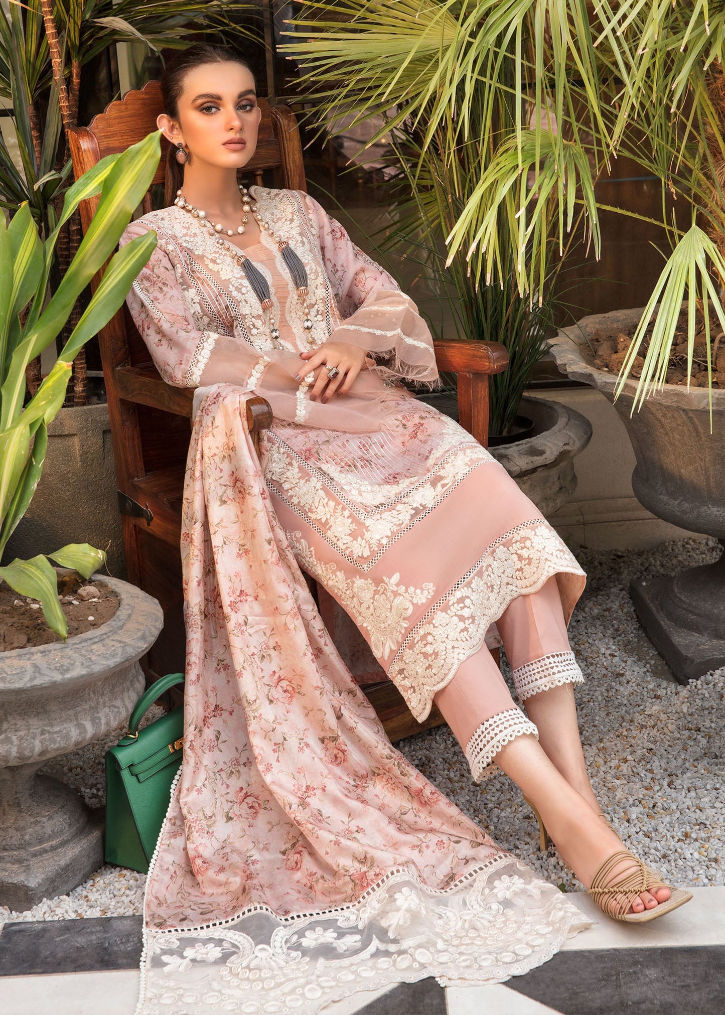 Secret Garden | Crimson X Saira Shakira Eid Pret '22 | Stitched RTW Lawn Suits