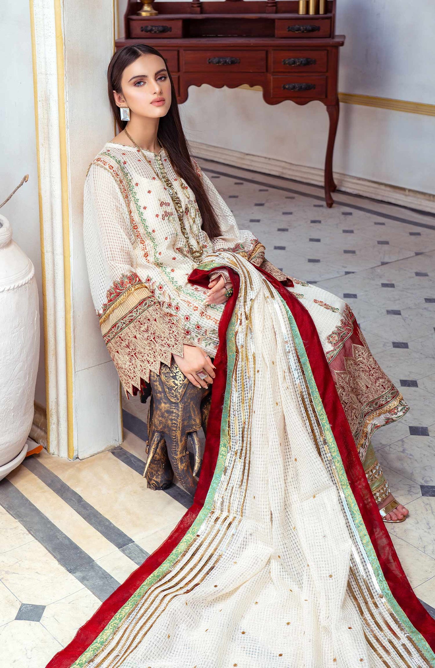 Ethnic - (MLRD - 060) | Maryum N Maria Luxury Pret Eid Edit 2022 | Stitched Ready to Wear Suits