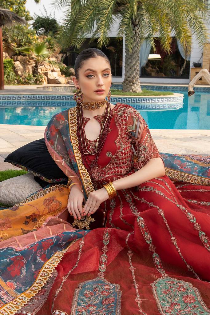 DD-06 | Charizma Diamond Dust Luxury Collection Vol 2 | Unstitched Embroidered Organza Suit
