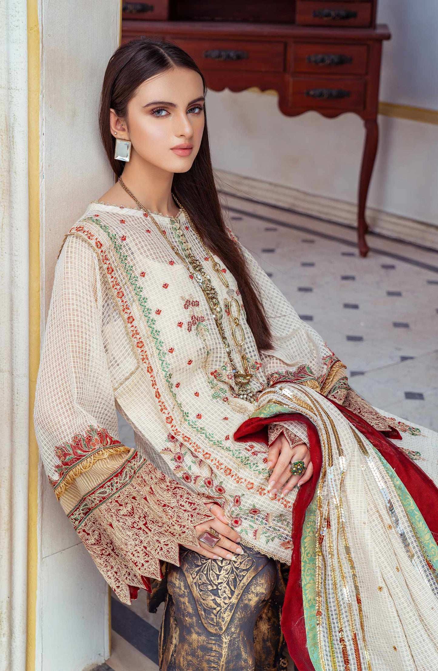 Ethnic - (MLRD - 060) | Maryum N Maria Luxury Pret Eid Edit 2022 | Stitched Ready to Wear Suits