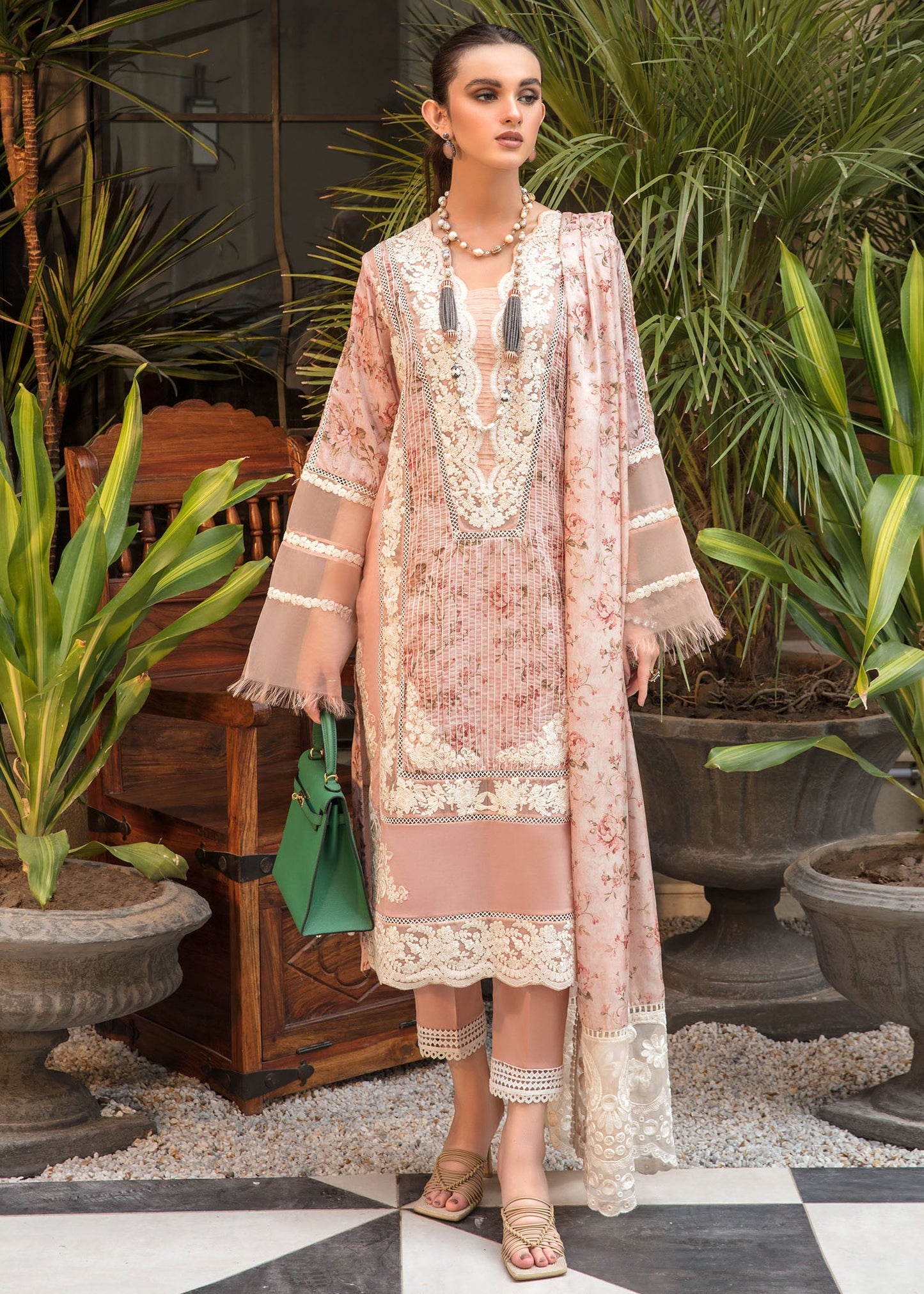 Secret Garden | Crimson X Saira Shakira Eid Pret '22 | Stitched RTW Lawn Suits