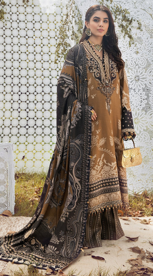 SHAHBANO VLP21-02 | Anaya Pardesi VIVA Winter Collection 2021 | Unstitched Embroidered Dobby Linen Suits