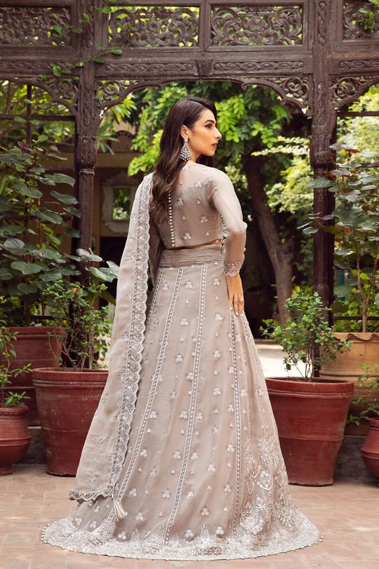 Zercon | Alizeh Embroidered Chiffon Festive Collection Shahtaj | Unstitched Embroidered Chiffon Suits