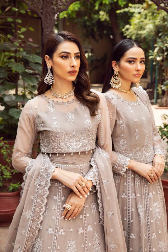 Zercon | Alizeh Embroidered Chiffon Festive Collection Shahtaj | Unstitched Embroidered Chiffon Suits