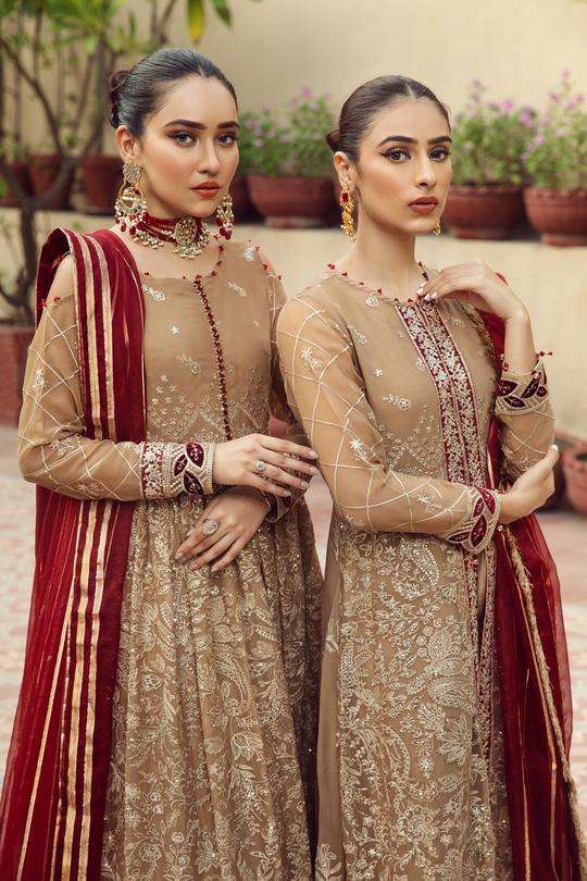 Aangan | Alizeh Embroidered Chiffon Festive Collection Shahtaj | Unstitched Embroidered Chiffon Suits
