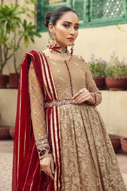 Aangan | Alizeh Embroidered Chiffon Festive Collection Shahtaj | Unstitched Embroidered Chiffon Suits