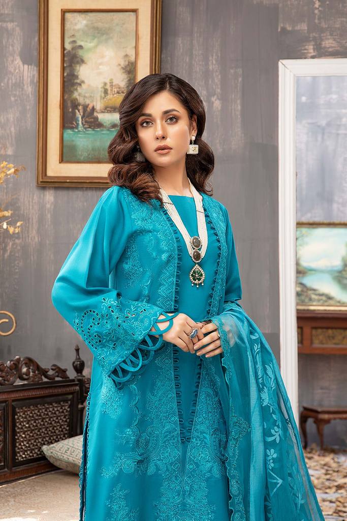 CKR-003 | Charizma Viscose Karandi Collection Winter Volume 1 2021-2022 | Unstitched Embroidered Viscose Karandi Suits
