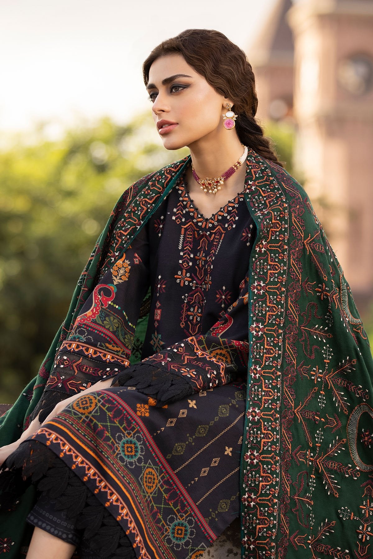 KALASH | Nureh Maya Winter Khaddar Collection Vol 2 2021 | Unstitched Embroidered Khaddar Suits