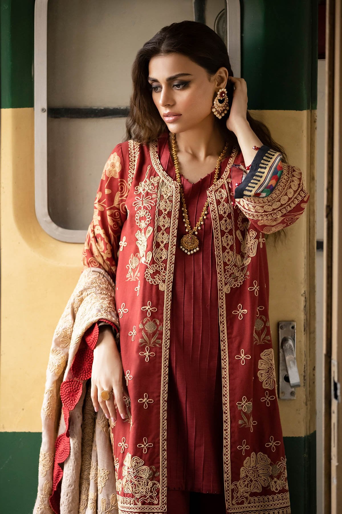 GHAZAL | Nureh Maya Winter Khaddar Collection Vol 2 2021 | Unstitched Embroidered Khaddar Suits