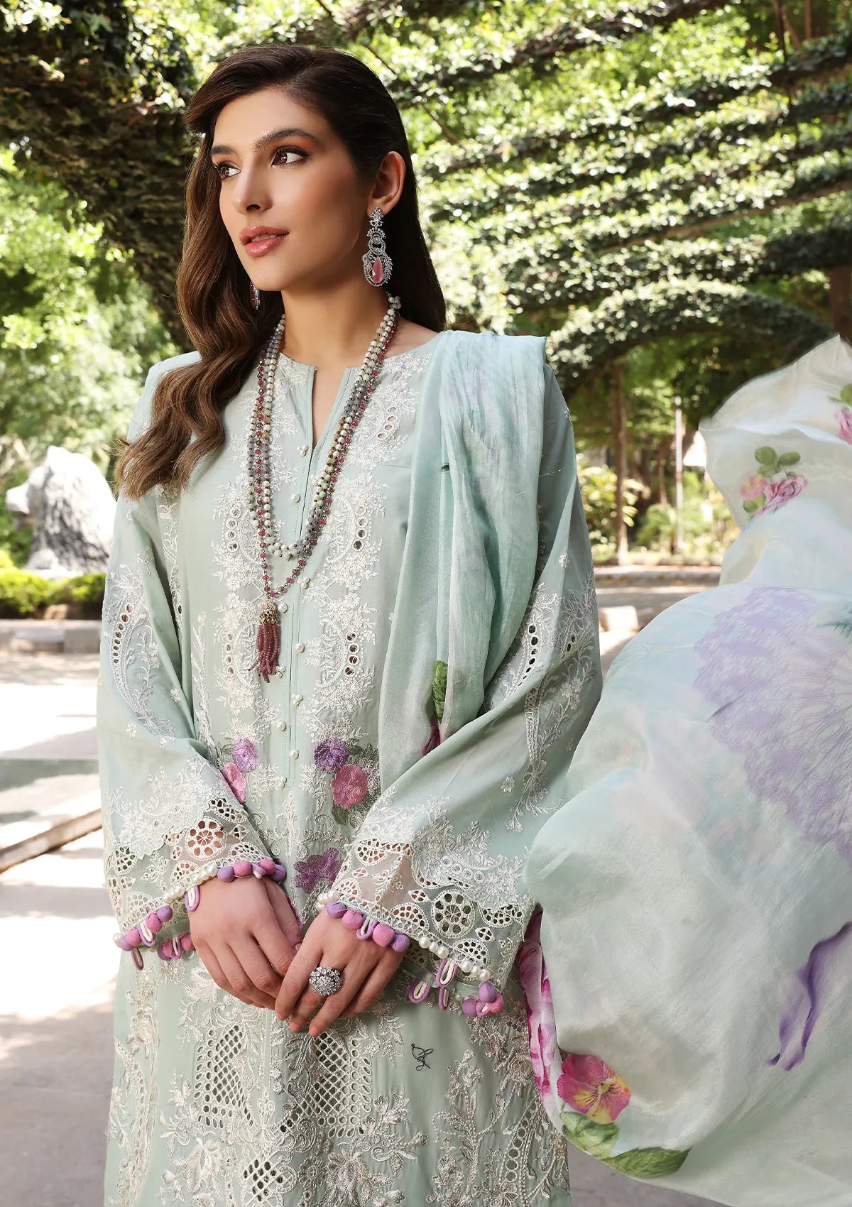 ECF-11A SERENITY | Elaf Premium festive Chikankari collection2023