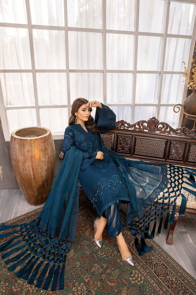 CKR-002 | Charizma Viscose Karandi Collection Winter Volume 1 2021-2022 | Unstitched Embroidered Viscose Karandi Suits