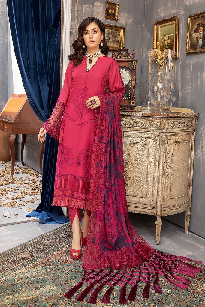 CKR-005 | Charizma Viscose Karandi Collection Winter Volume 1 2021-2022 | Unstitched Embroidered Viscose Karandi Suits