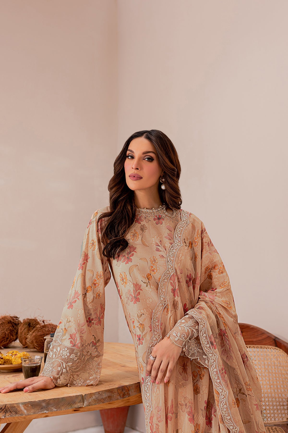 Summer Breeze| Farasha Mehak Festive Lawn SS 23 | Unstitched Embroidered Collection