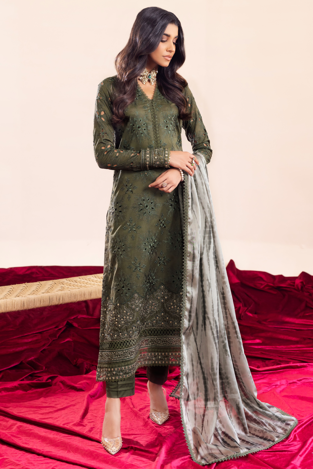 AL-06 Zareen | Iznik Aashiyan Embroidered Unstitched Festive Lawn Collection23