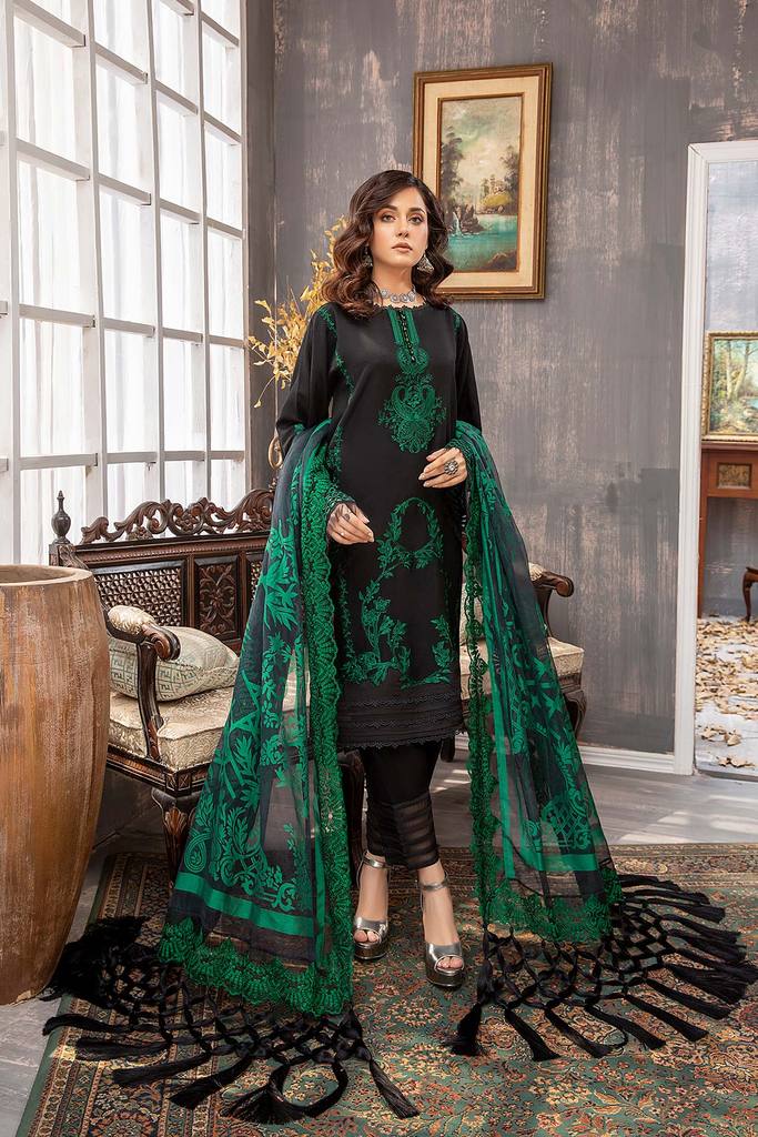 CKR-001 | Charizma Viscose Karandi Collection Winter Volume 1 2021-2022 | Unstitched Embroidered Viscose Karandi Suits