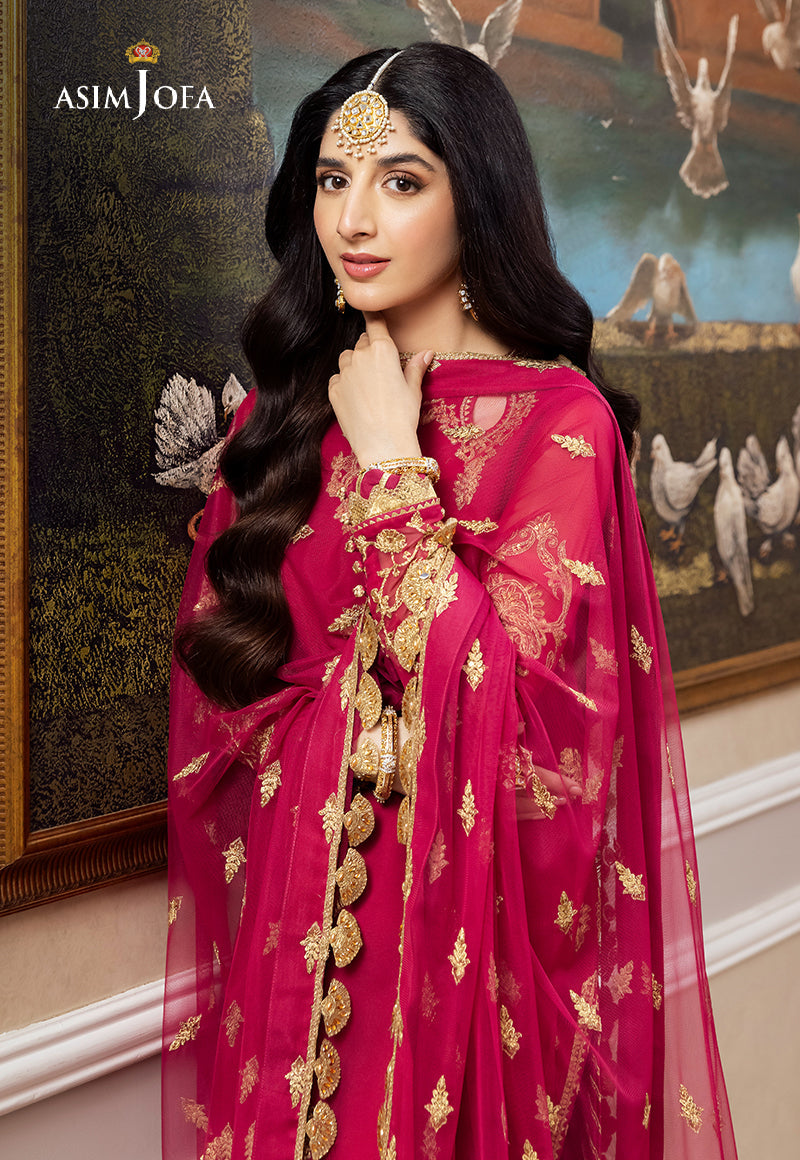 AJZS-22 | Asim Jofa Zari Sitara Luxury Eid Festive Collection 2023 | Unstitched Embrodried Suits