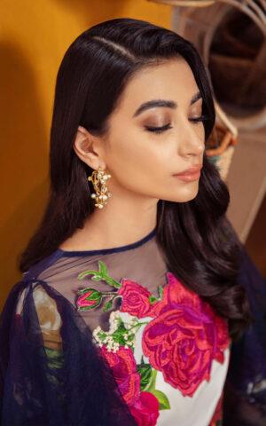 AZALEA CB-5A | Asifa & Nabeel Bella Fusion Mix Cambric Collection SS'21 | Unstitched Cambric Suits
