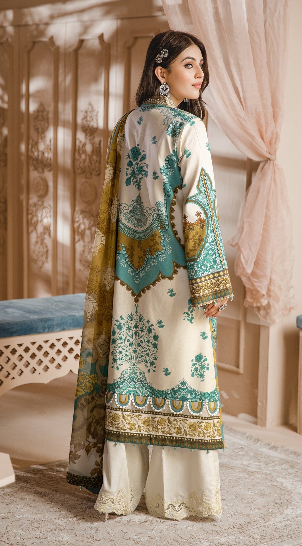NUREH | Anaya Noor Bano Cambric Collection '21 | Unstitched Embroidered Cambric Suits