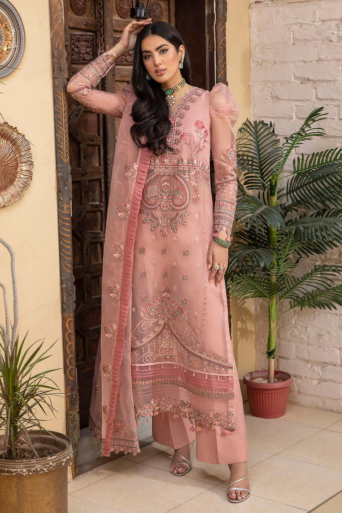 CHM-02 | Charizma Chimmer Chiffon Collection 2022 Vol 1 | Unstitched Embroidered Chiffon Suits