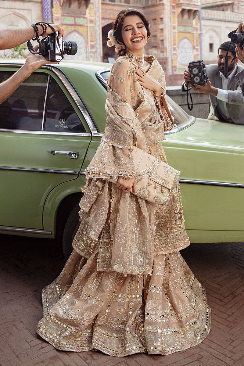 NOOR JEHAN | MNR Zarlish Festive Unstitched Collection 2022 | Unstitched Embroidered Karandi Net Suit