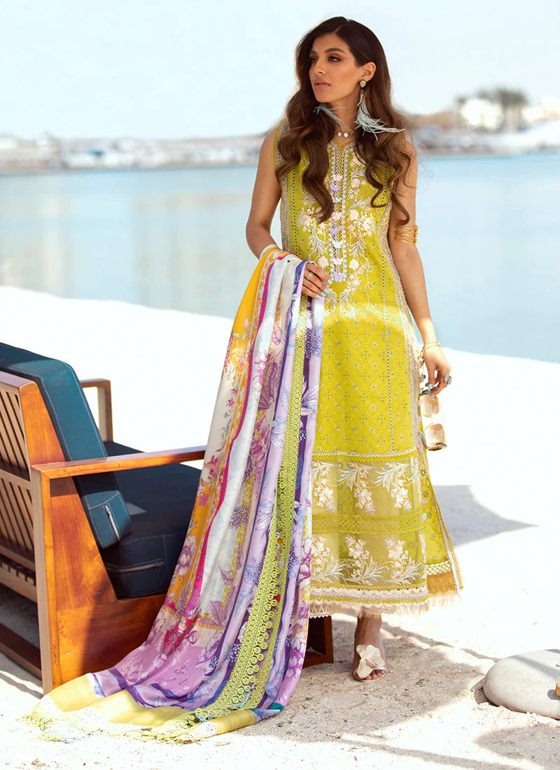 Goa Green | Farah Talib Aziz ILO ILO Luxury Lawn Collection 2022 | Unstitched Embroidered Lawn Suits