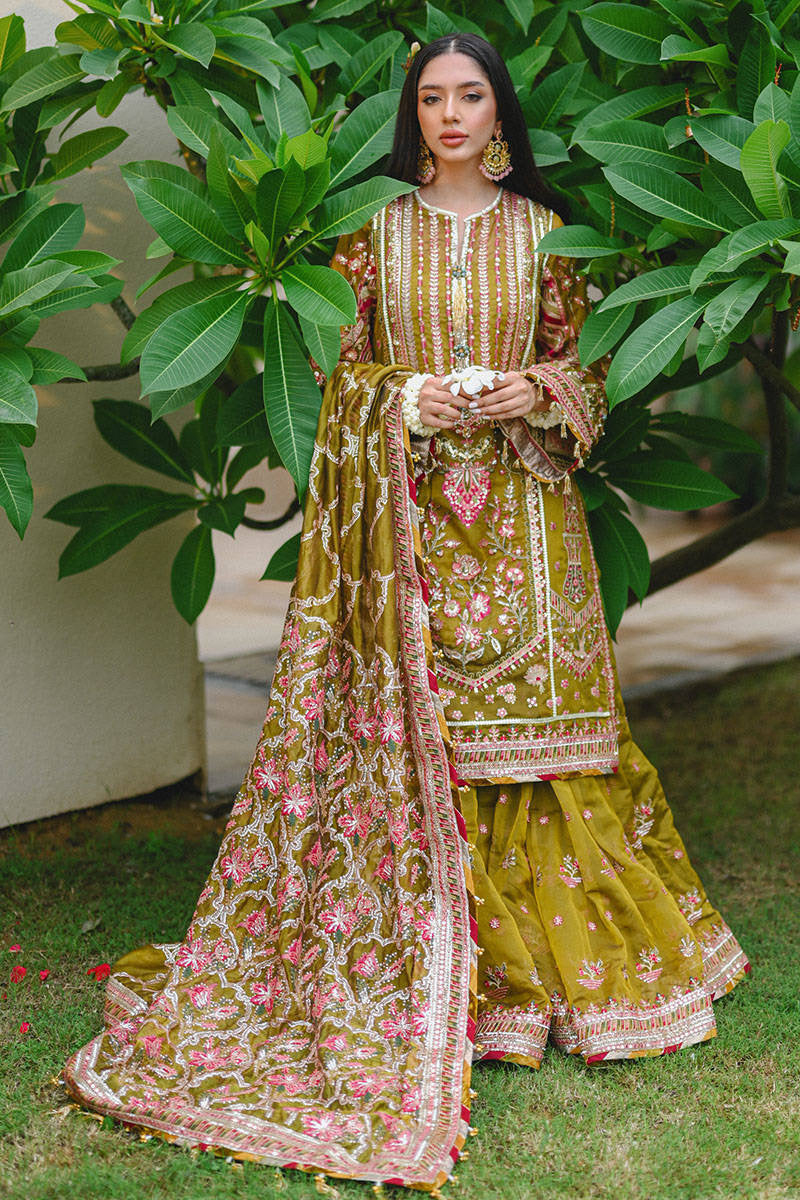 IQBAL BANO | MNR Zarlish Festive Unstitched Collection 2022 | Unstitched Embroidered Organza Suit