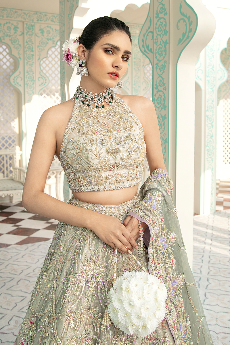 NILE MIST | Suffuse Aab-e-Zar Luxury Wedding Collection 2020 | Unsttiched Embroidered Embelished Bridal Suits