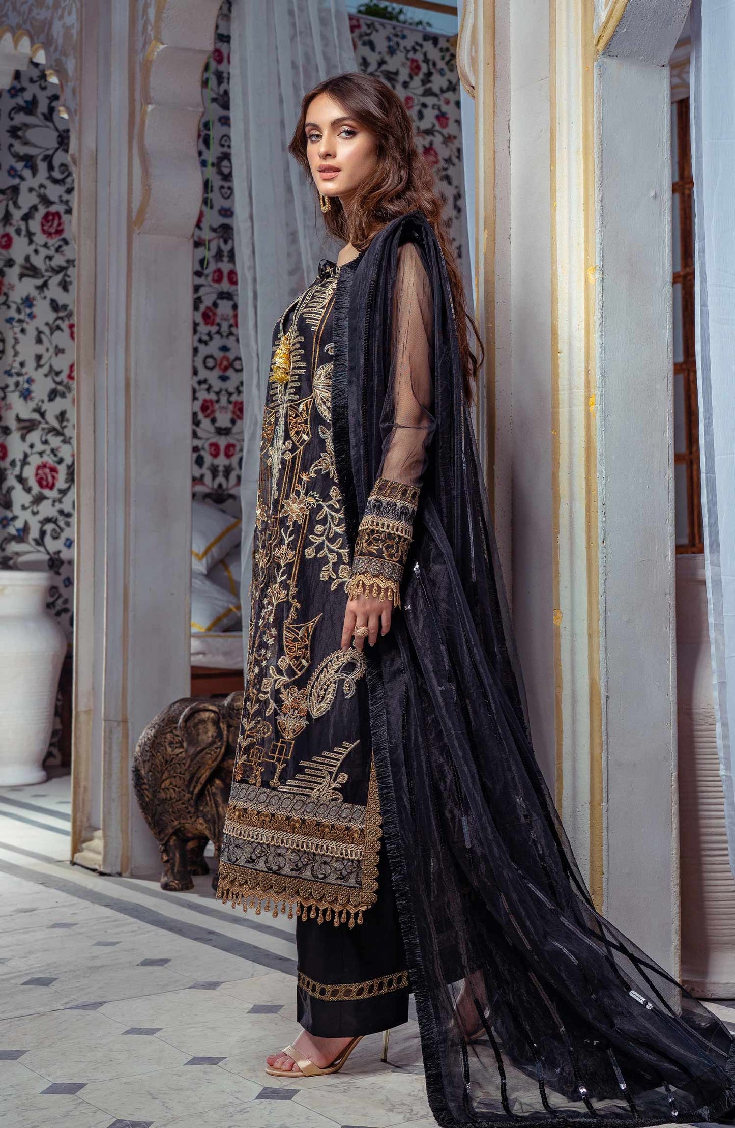 After Midnight - (MLRD - 068) | Maryum N Maria Luxury Pret Eid Edit 2022 | Stitched Ready to Wear Suits